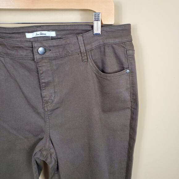 Sam Edelman The Kitten Skinny Jeans in Deep Olive Size 16 - Picture 4 of 12